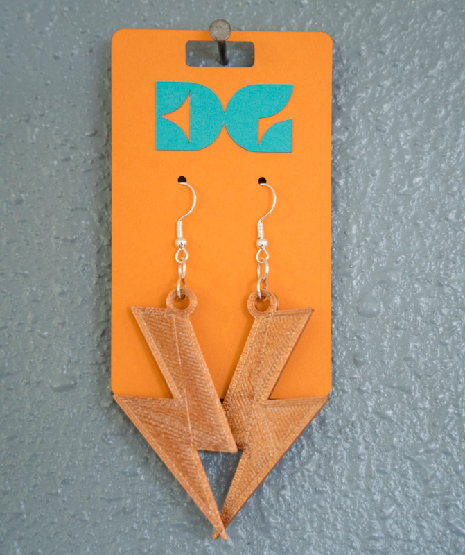 copper lightning bolt