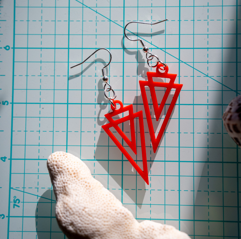Might As Well Tri Earrings